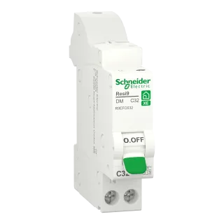 Resi9 Xe - Disjoncteur Modulaire - 1P+N - 32A - Courbe C - Embrochable
