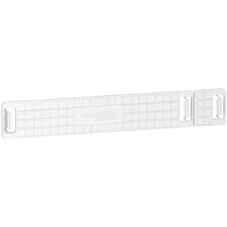 Resi9 - Brides Câbles Pour Goulotte - Largeur 18 Modules - Ik08 - Blanc