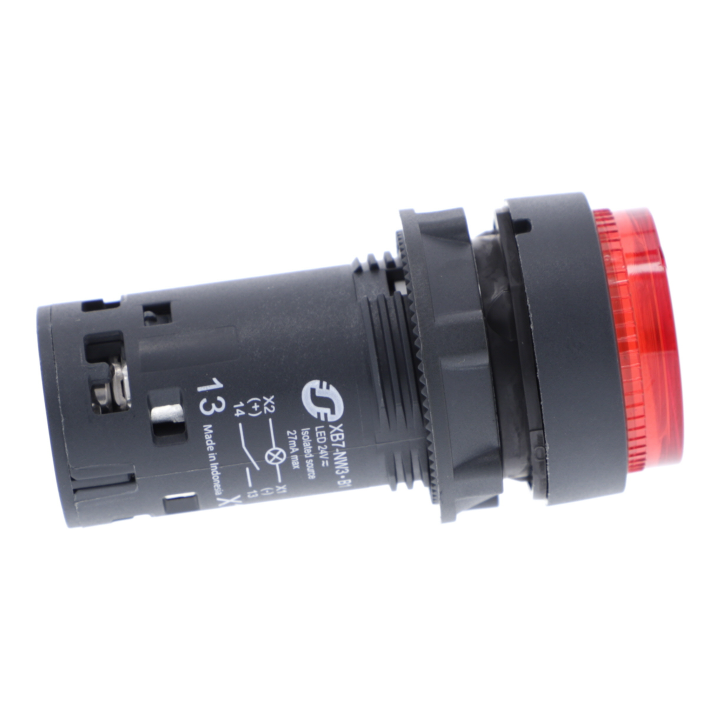 Harmony bouton poussoir lumineux - Ø22 - LED rouge - à impulsion - 1F - 230v