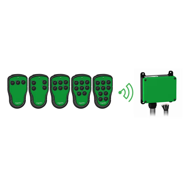 Transmitter, 6 X Single Step Pushbuttons