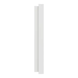 Odace - Plaque De Finition 2 Postes - Couleur Blanc Craie
