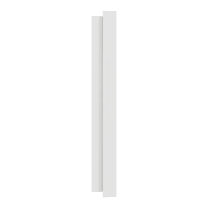 Odace - Plaque De Finition 2 Postes - Couleur Blanc Craie