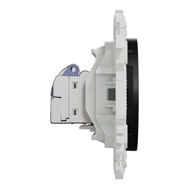 Odace - prise RJ45 - Cat6 STP grade 2TV min à grade 3TV - noir onyx