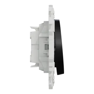 Odace - Double Va-Et-Vient Ou Poussoir - 10Ax - Noir Onyx