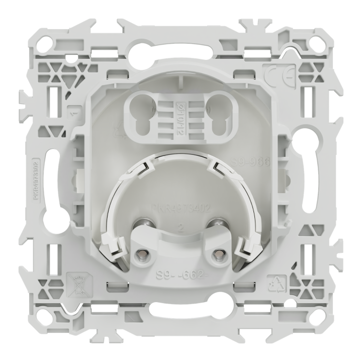 Odace - sortie de câble - serre câble 6 à 12 mm² - blanc craie