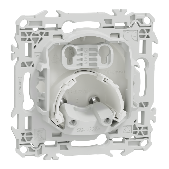 Odace - sortie de câble - serre câble 6 à 12 mm² - blanc craie