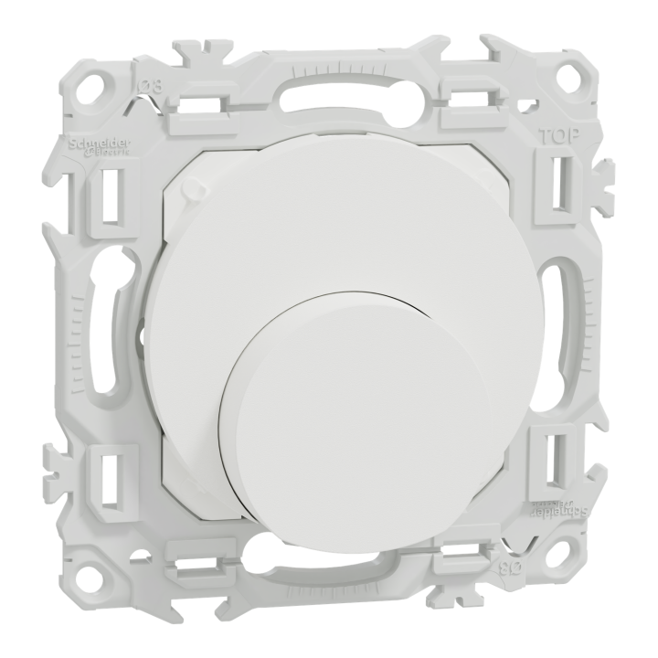 Odace - sortie de câble - serre câble 6 à 12 mm² - blanc craie