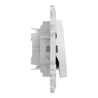 Odace - inter ou poussoir VMC 2 vitesses - 10AX - blanc craie