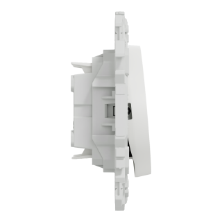 Odace - Double Va-Et-Vient Ou Poussoir - 10Ax - Blanc Craie