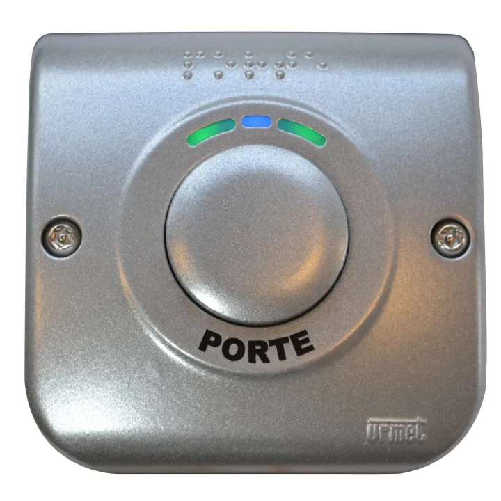 Bouton De Sortie Saillie No/Nf Lumineux Et Sonore - 90X90 - Conforme Handicap