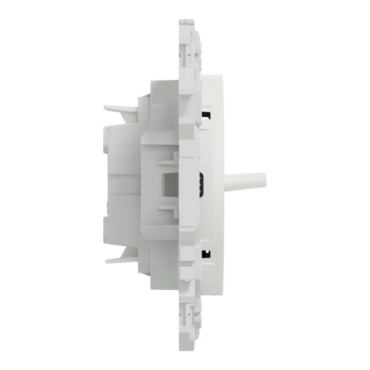 Odace - va-et-vient ou poussoir à levier - 10AX - blanc craie