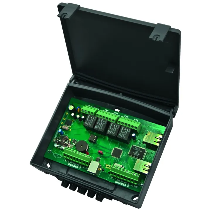 Contrôleur Ip Pour 2 Lecteurs Ou Portes Boîtier Abs 12V Web Server Intégré