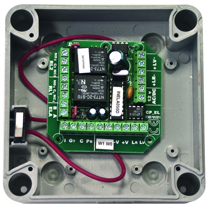 Contrôleur de porte pr1lect.wiegand/clockdata,1x bp,1xdo,2rel.paramet. s/bus ela