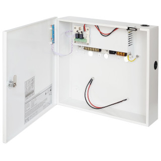 Coffret Alimentation Régulé 220V 12V 10A Boîtier Métal, Batterie 7Ah À Prévoir