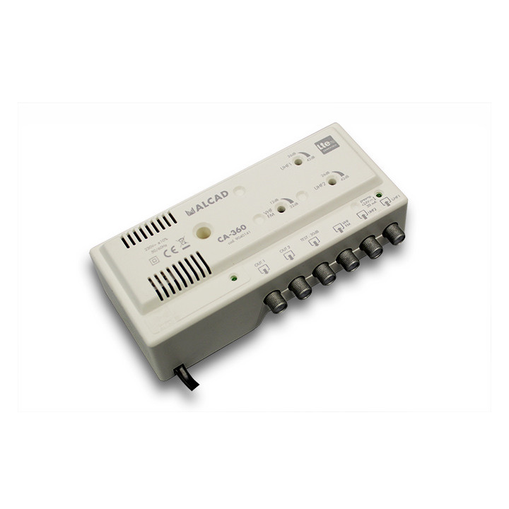 Amplificateur Multibande 3 Entrées Uhf1-2 (G42Db) / Dab-Bi (G32Db) / Fm (G20Db)