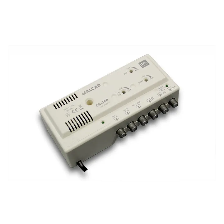 Amplificateur Multibande 3 Entrées Uhf1-2 (G42Db) / Dab-Bi (G32Db) / Fm (G20Db)