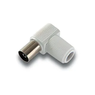 Fiche Tv Femmele Iec 9,52Mm, Coudée À 90°