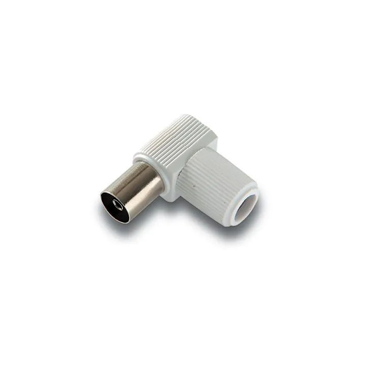 Fiche Tv Femmele Iec 9,52Mm, Coudée À 90°