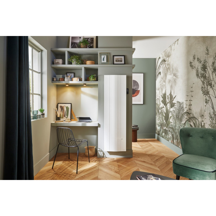 Radiateur Galapagos néo connecté pilotage intelligent vertical 1500W blanc