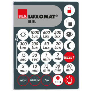 IR-BL télécommande de réglage pour détecteurs de mouvement BL2/BL4