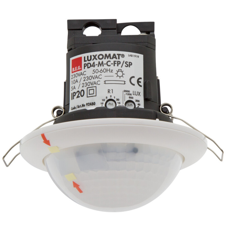 PD4-M-1C-C-FP-SP détecteur de présence 360° couloir sécurité positive renforcée