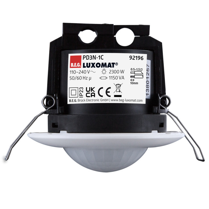 PD3N-1C-FP détecteur de mouvement 360° 1 canal faux plafond Télécommandable