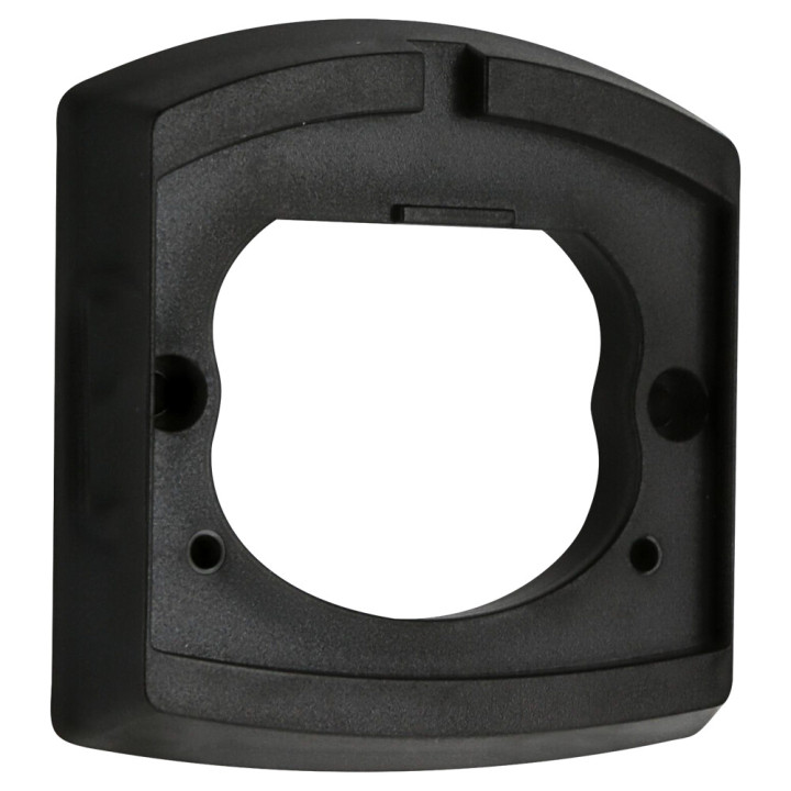 Cadre LC noir pour le montage d'un LC-Click sur une boîte d'encastrement