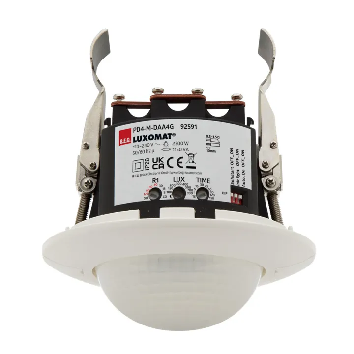 PD4-M-DAA4G-FP détecteur de présence DALI adressable 3 groupes +1C faux plafond 