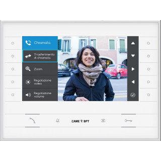 Interphonie Bus X1 X2 Moniteur FUTURA X1 WH BF Vidéo 7" Couleur main libre