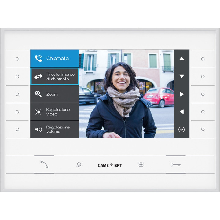 Interphonie Bus X1 X2 Moniteur FUTURA X1 WH BF Vidéo 7" Couleur main libre
