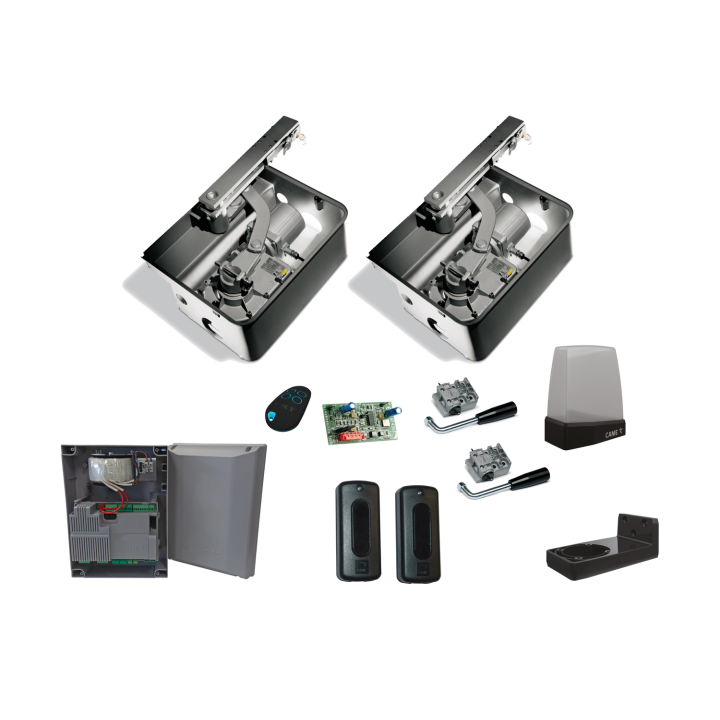 Automatisme Battants Kit enterré FROG 3.5m 24V 2 moteurs ZLXS