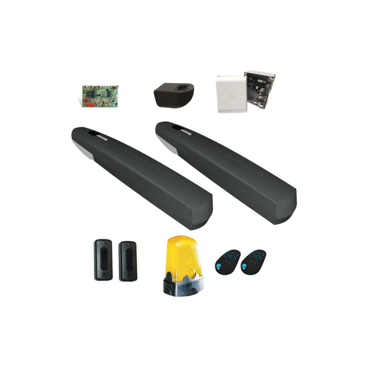 Automatisme Kit Axi 24V Portails Battants Jusqu'2,5M Par Vantail
