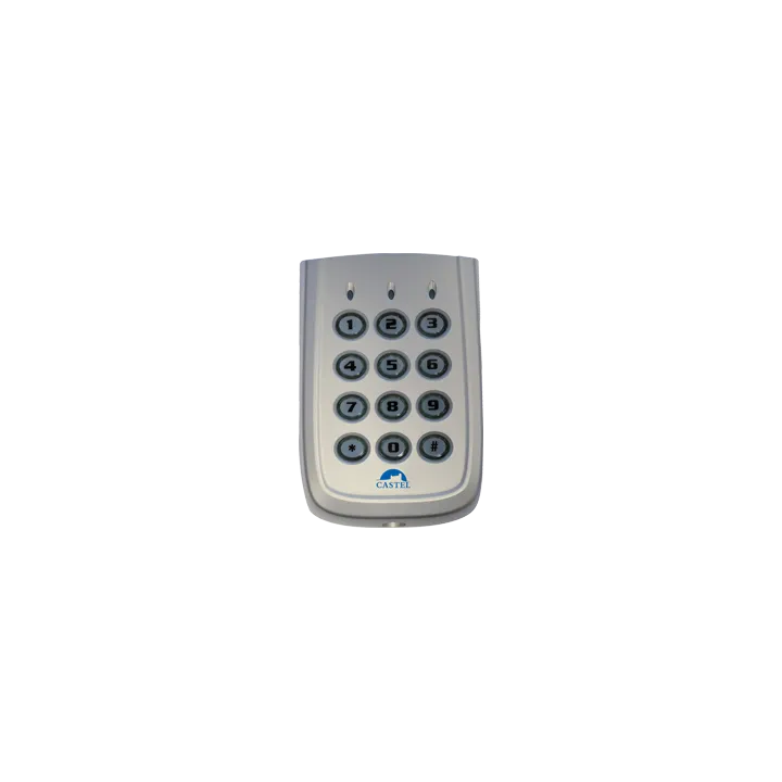Clavier Codé Autonome Zamak Ip65 Avec 2 Relais (Prévoir Alimentation 12/24V 0,25A)