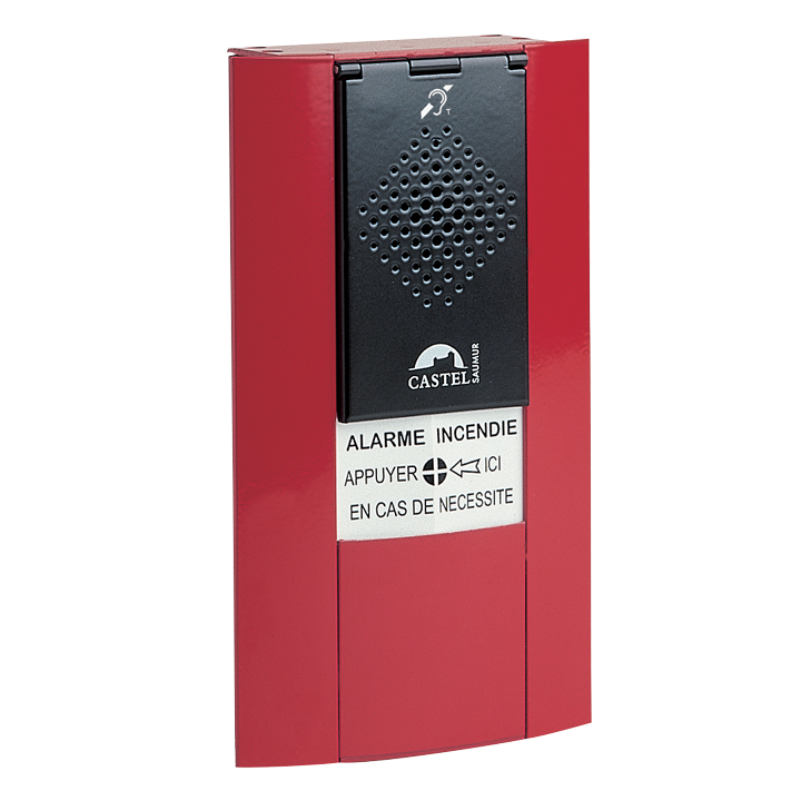 Boîtier D'Alarme Phonique Design Avec Membrane Avec Boucle Auditive