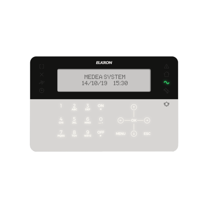 Clavier Tactile Pour Centrale Medea Avec Lecteur De Badge