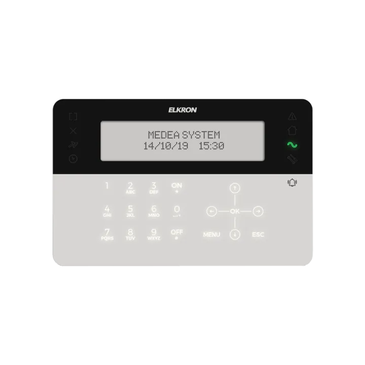 Clavier Tactile Pour Centrale Medea Avec Lecteur De Badge