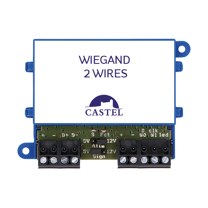 Carte De Conversion Wiegand Vers Protocole B2F- Alimentation 12V