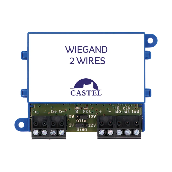 Carte De Conversion Wiegand Vers Protocole B2F- Alimentation 12V