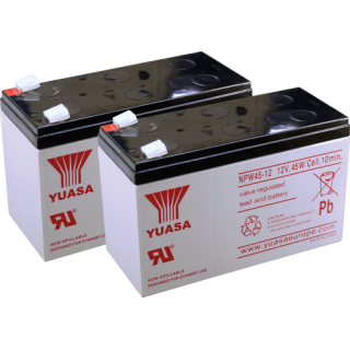Option 2 Batteries 12V 8,5Ah Avec Raccordement