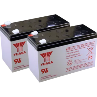 Option 2 Batteries 12V 8,5Ah Avec Raccordement