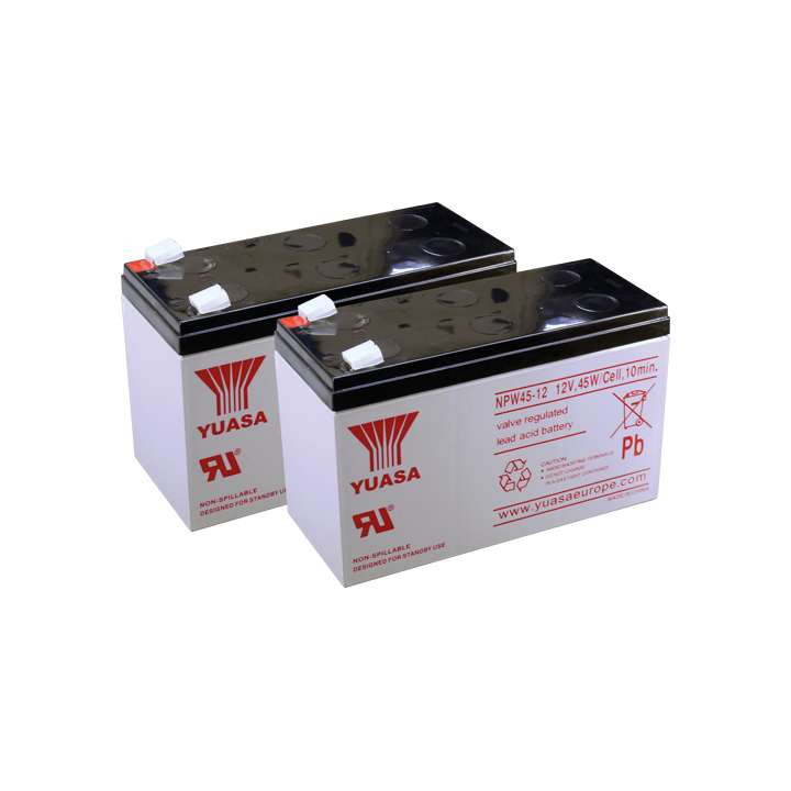Option 2 Batteries 12V 8,5Ah Avec Raccordement