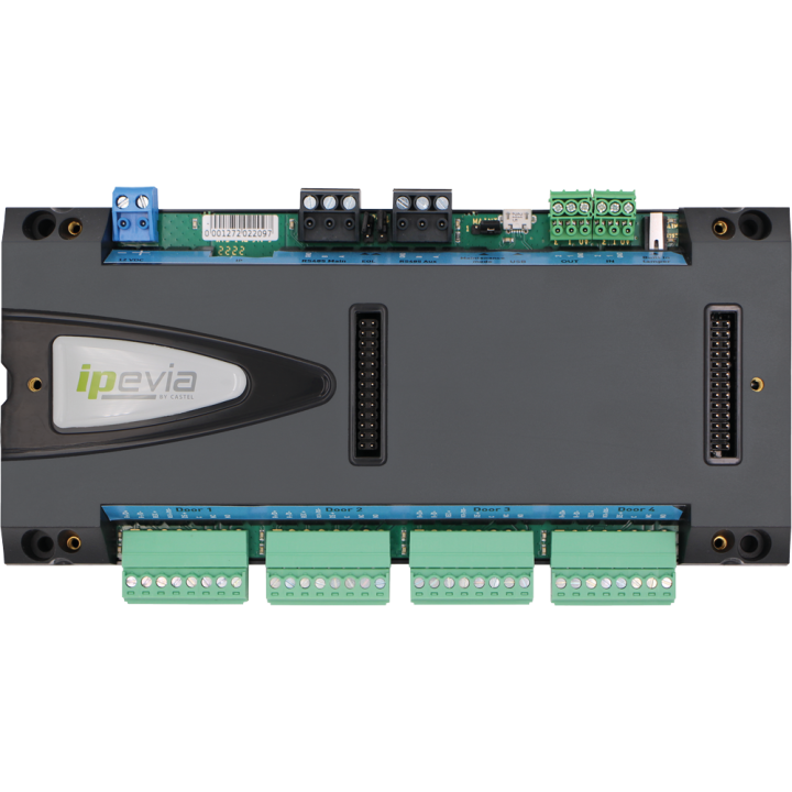 Centrale de contrôle d'accès IPEVIA 4 lecteurs sécurisés 12V