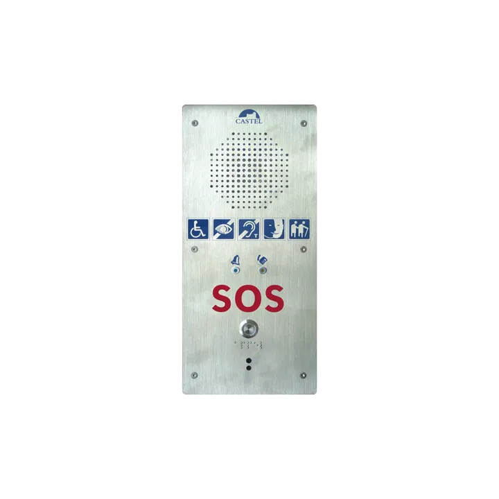 Poste Maylis Secondaire Antivandale 1 Bouton D'Appel Et Boucle À Induction
