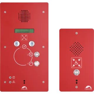 Poste Refuge + 1 Centrale Refuge, Alimentation Secourue, Pré-Configuré Kit Prog