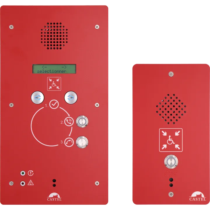 Poste Refuge + 1 Centrale Refuge, Alimentation Secourue, Pré-Configuré Kit Prog