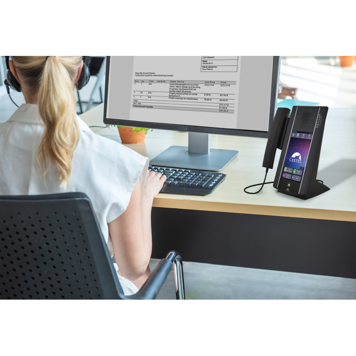 Option Combiné Pour Poste Xe Desk Touch
