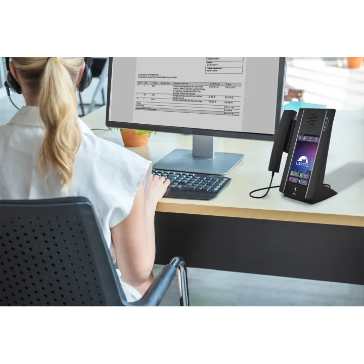 Option combiné pour poste XE DESK TOUCH 