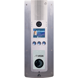 Portier Video Ip/Sip Défilment Loi Handicap Et Centrale Vigik Sortie Wiegand Poe