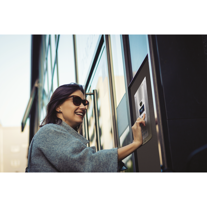 Portier Audio Video Full Ip/Sip À Défilement De Nom Avec Clavie