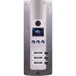 Portier Audio Video Full Ip/Sip À Défilement De Nom Et 3 Bouton